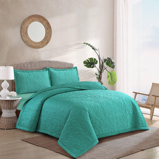 Aquamarine Bed Spread Set