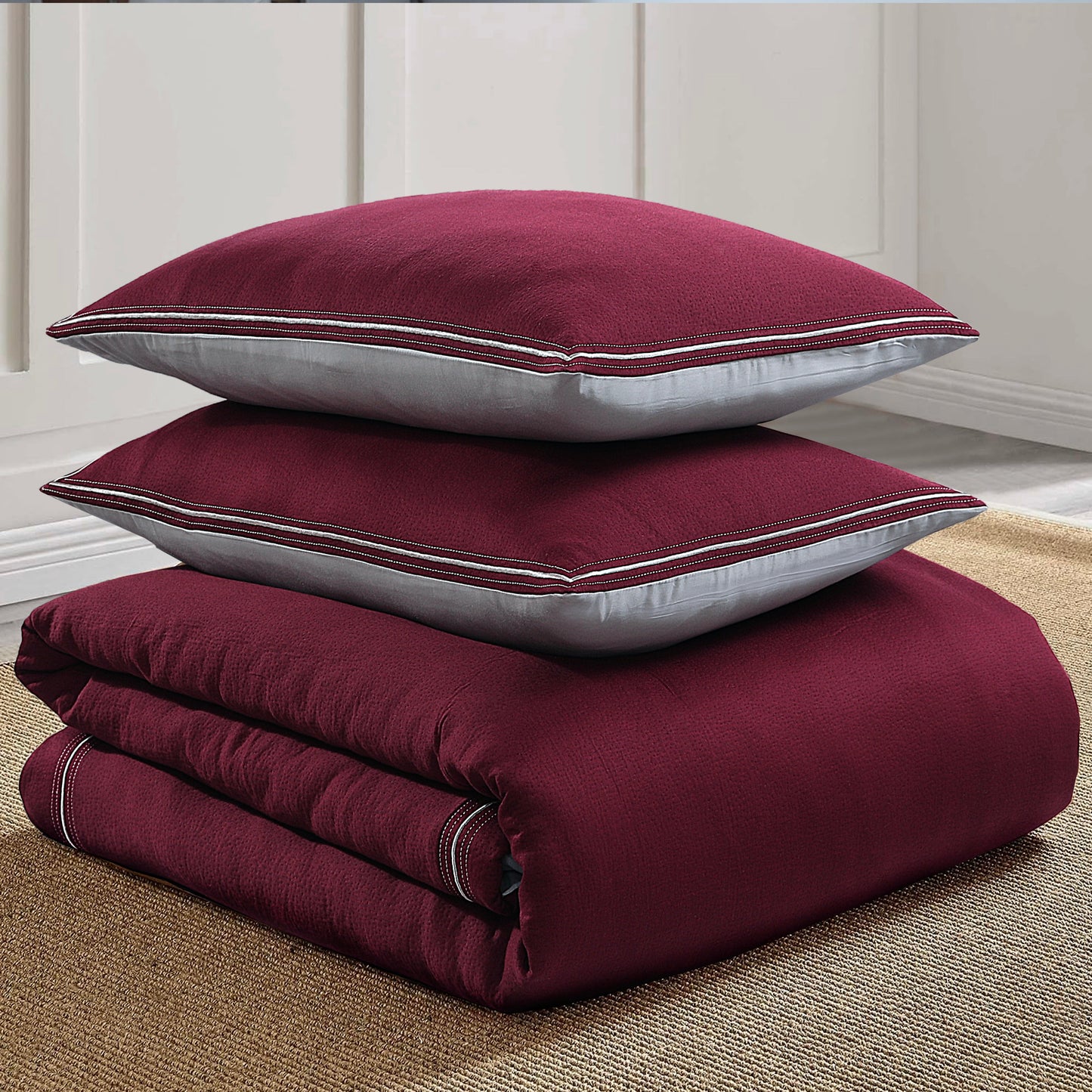 Sakura Stripe Duvet Set