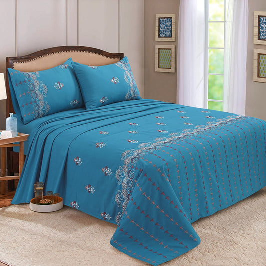 Teal Truffle Sheet Set