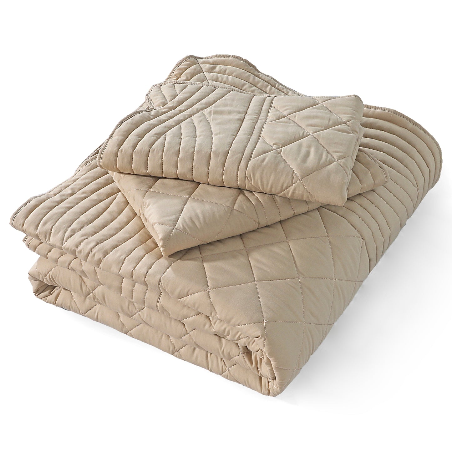 Sepia Scallop Bed Spread Set
