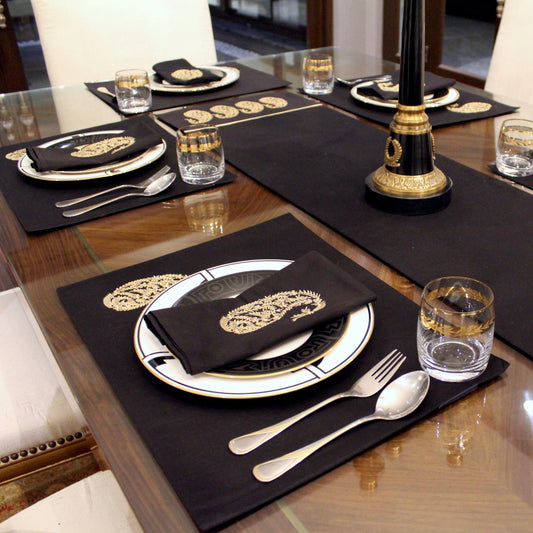 Botanical Paisley Black Full Set