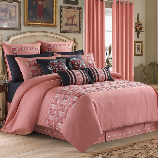 Coral Sprinkle Duvet Set