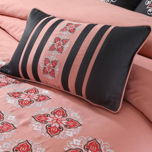 Coral Sprinkle Duvet Set