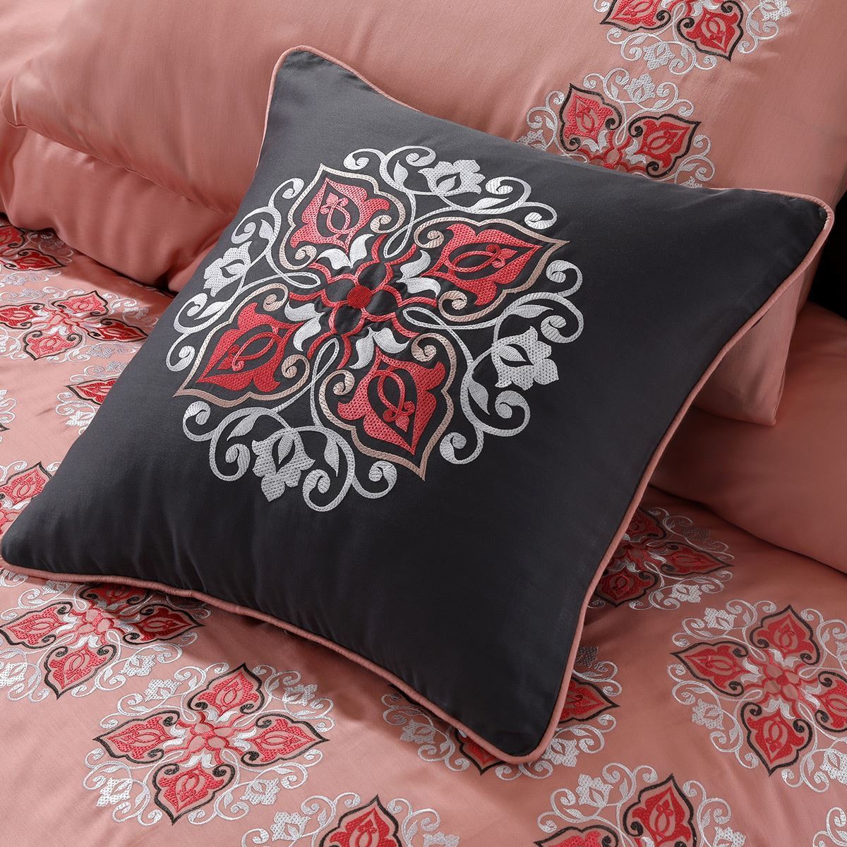 Coral Sprinkle Duvet Set