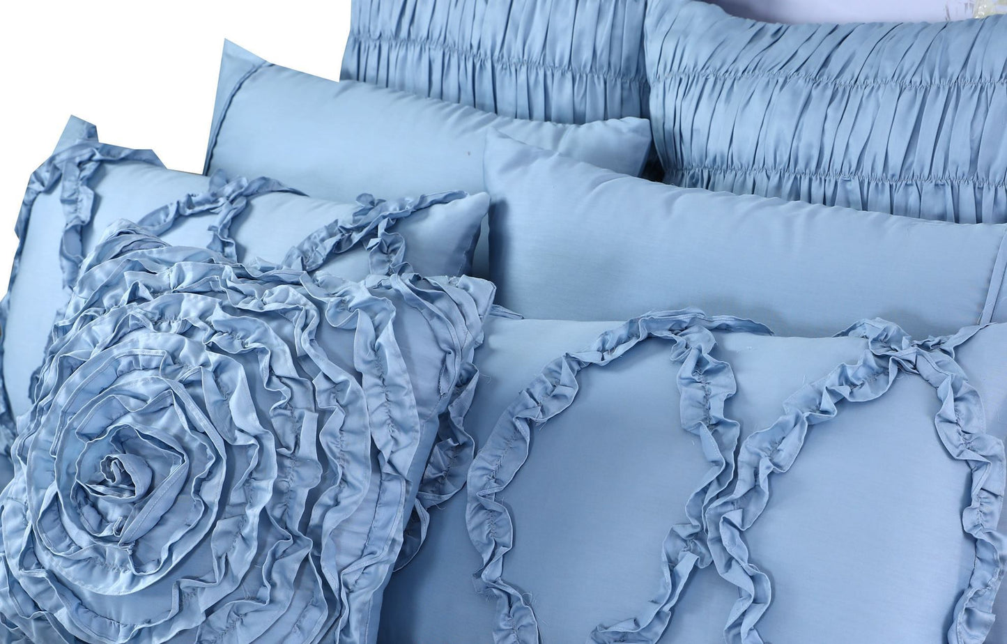 Blue Swan Duvet Set