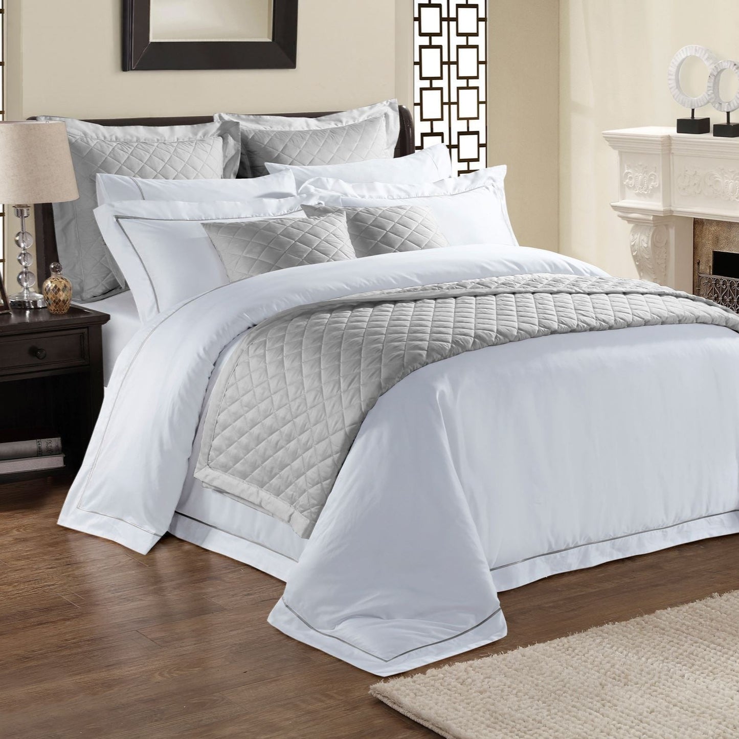 Oyster Pearl Duvet Set