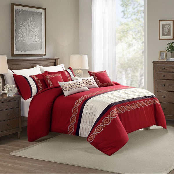 Ruby Emblem Duvet Set