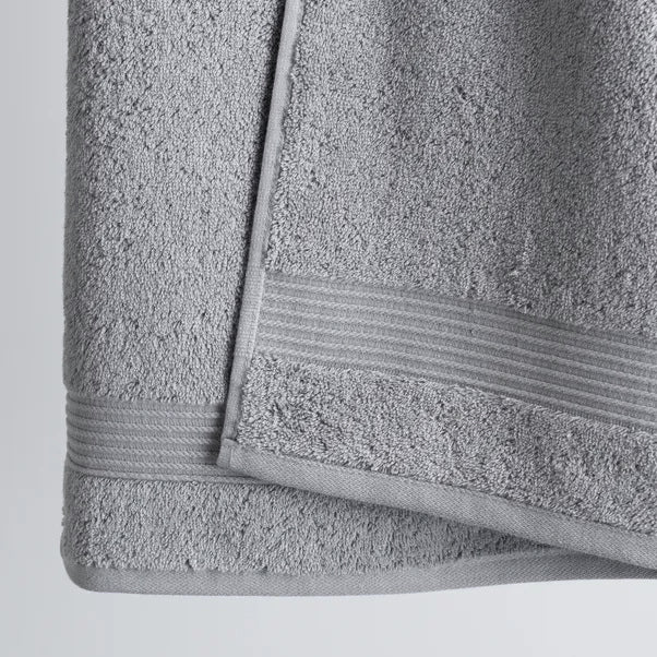 SILVER BATH TOWEL EGYPTIAN COTTON