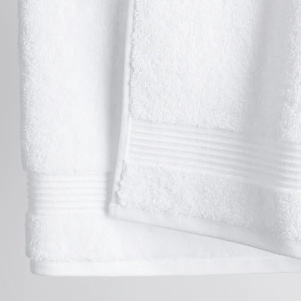 WHITE BATH TOWEL EGYPTIAN COTTON