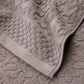 TAUPE JACQUARD BATH TOWEL