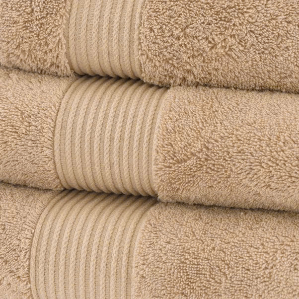 BEIGE BATH TOWEL EGYPTIAN COTTON
