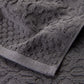 GREY JACQUARD BATH TOWEL