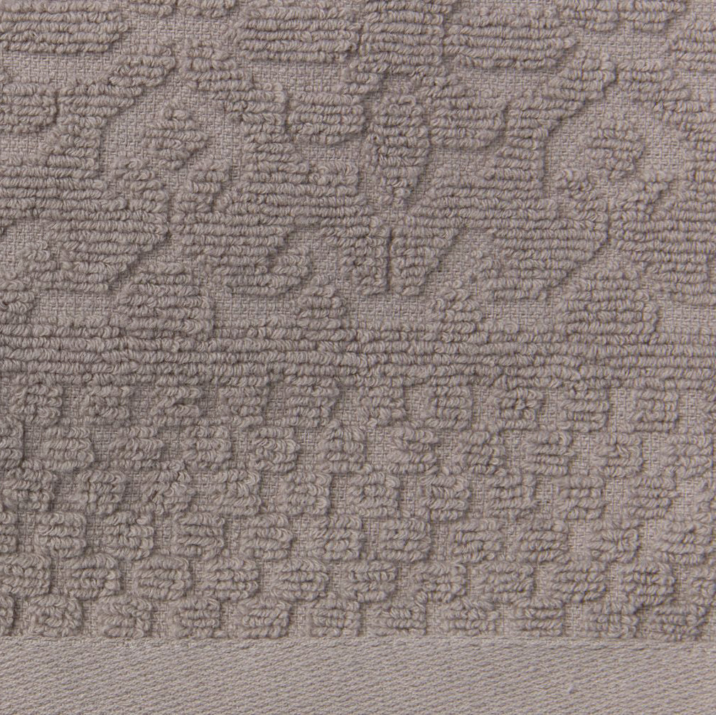 TAUPE JACQUARD HAND TOWEL