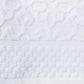 WHITE JACQUARD HAND TOWEL
