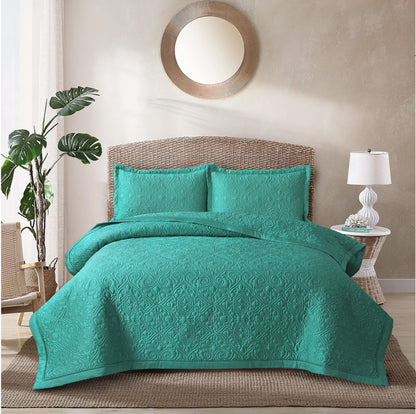 Aquamarine Bed Spread Set