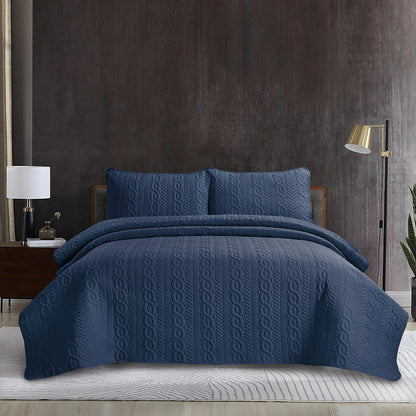 Navy Dunes Bed Spread Set