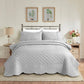 Silver Scallop Bed Spread Set