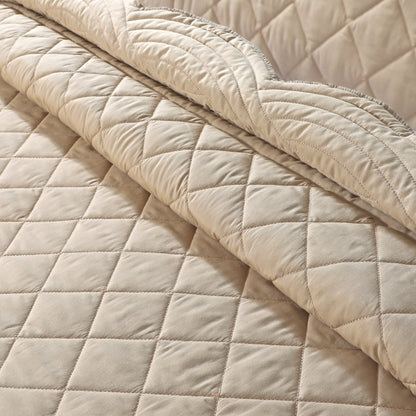 Sepia Scallop Bed Spread Set