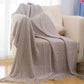 WAVY KNIT THROW KHAKI