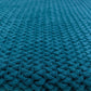KNITTED MESH THROW TEAL