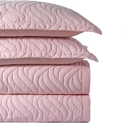 Pink Rose Bed Spread Set