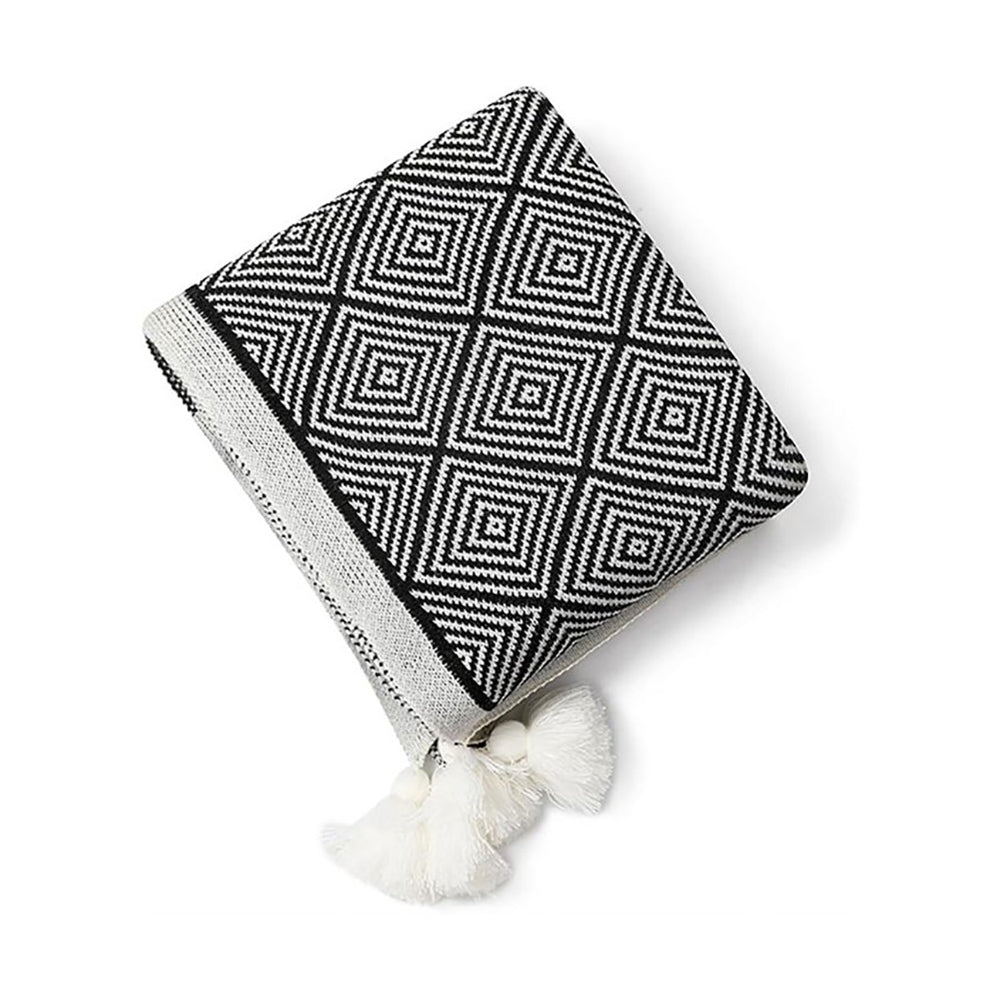 GEOMETRIC THROW BLACK