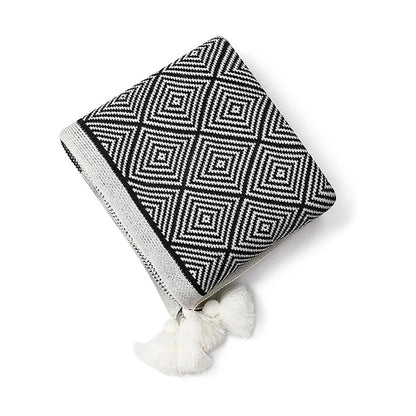 GEOMETRIC THROW BLACK