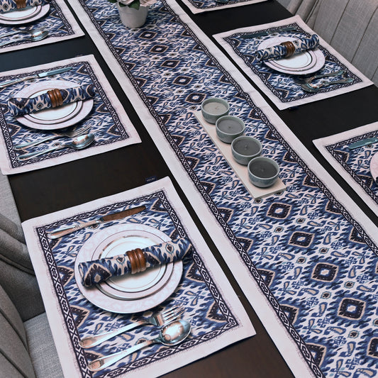 Ikat Blue Full Set
