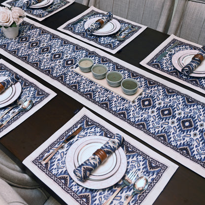 Ikat Blue Full Set