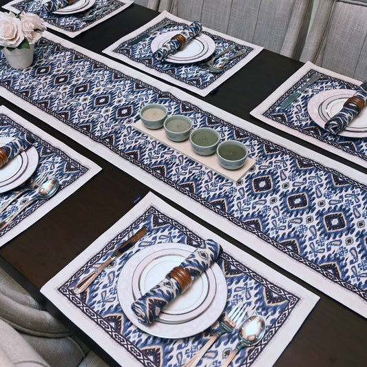 Ikat Blue Full Set