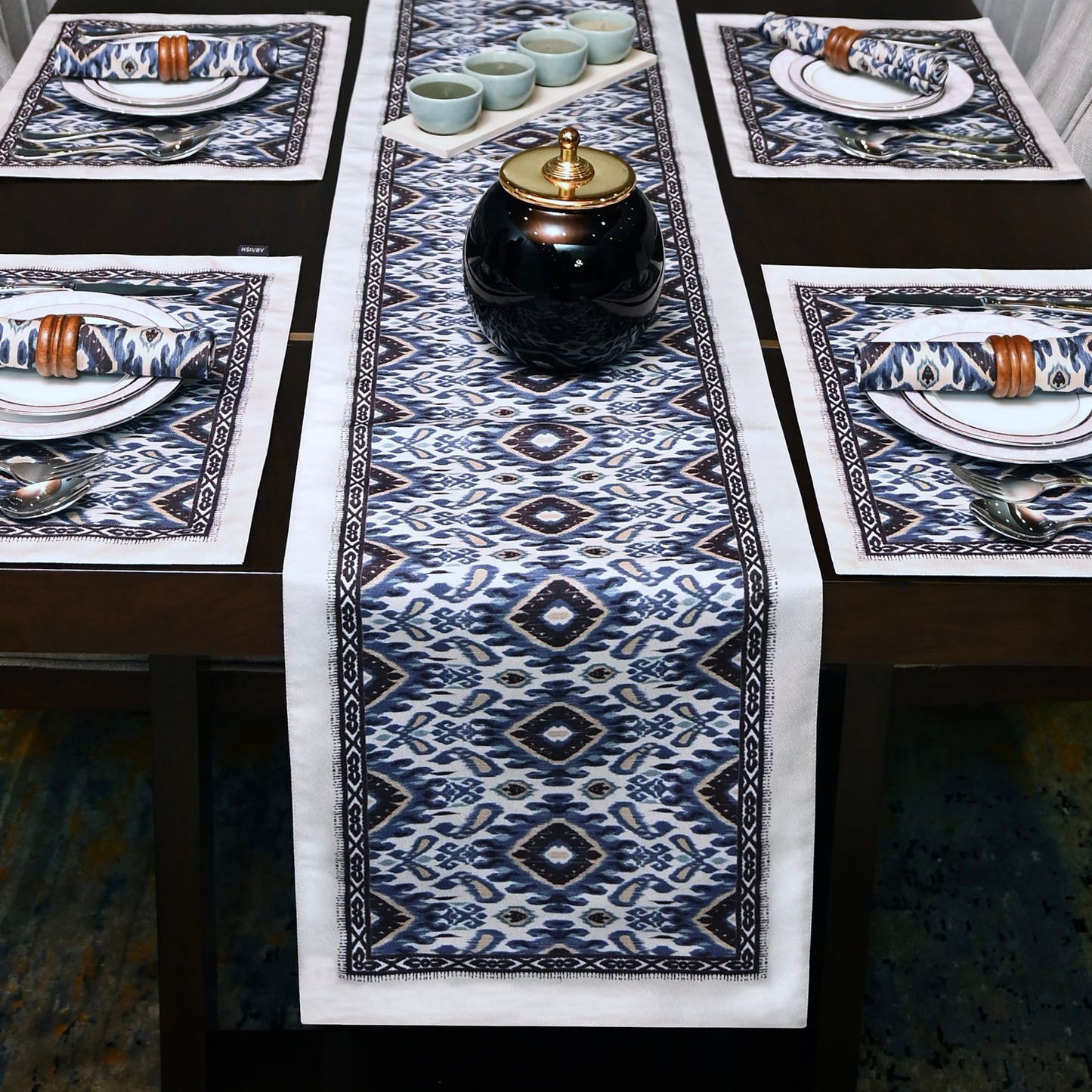 Ikat Blue Full Set
