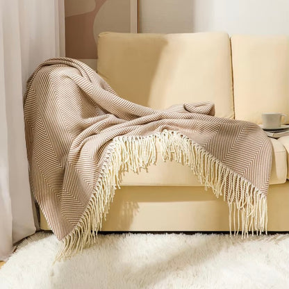 CHEVORA THROW KHAKI
