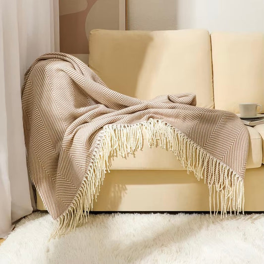 CHEVORA THROW KHAKI