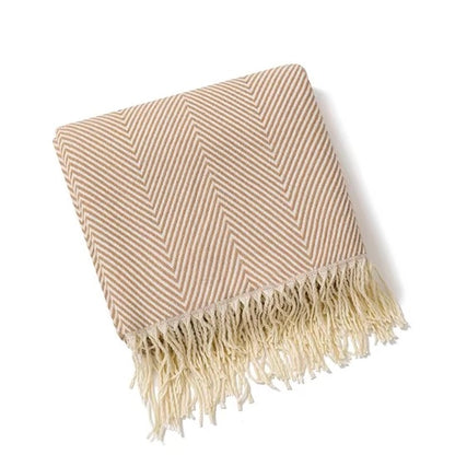 CHEVORA THROW KHAKI