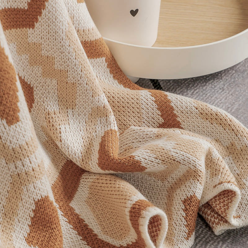 BOHO TASSEL THROW KHAKI