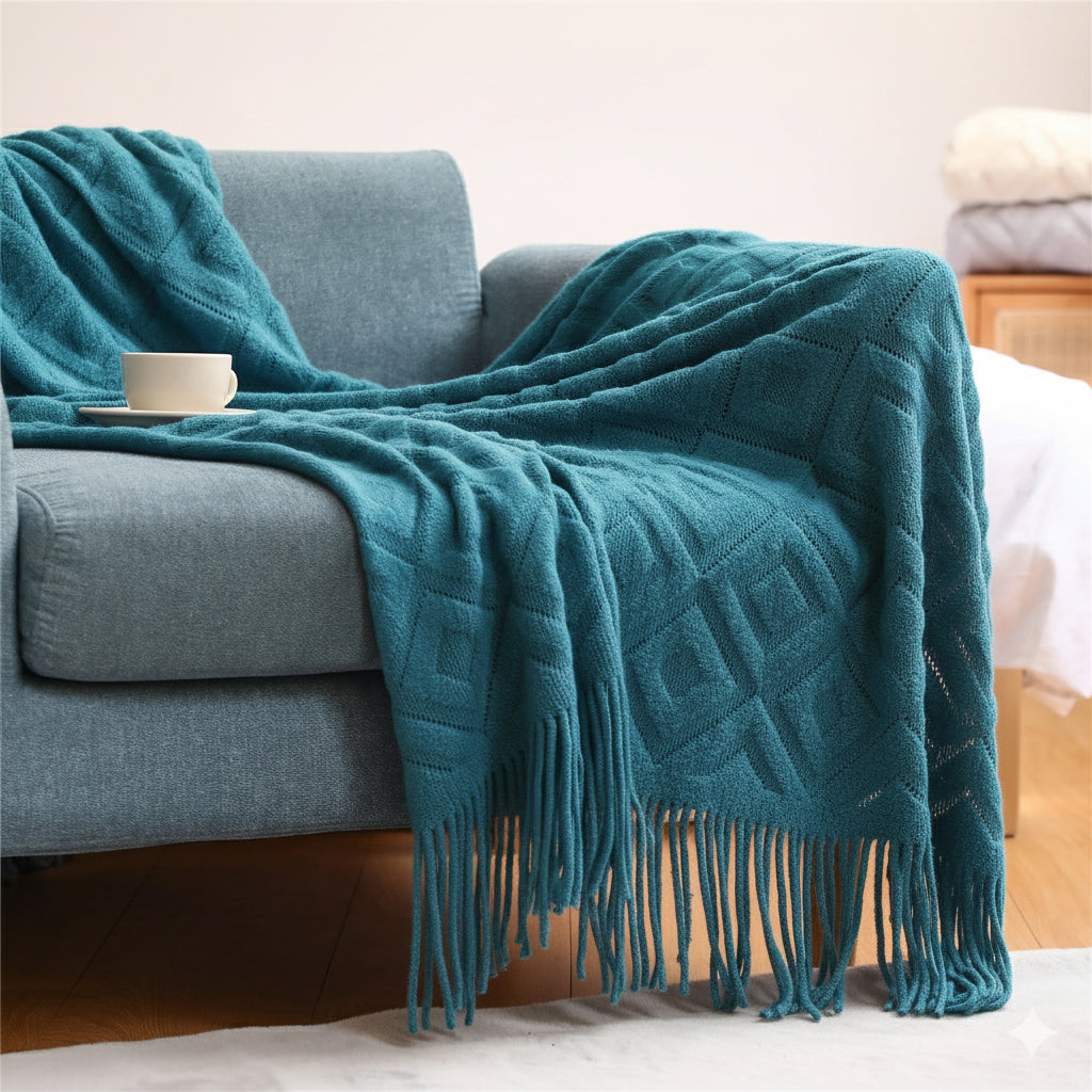 DIAMOND THROW TEAL
