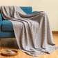 WAVY KNIT THROW KHAKI
