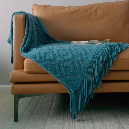 DIAMOND THROW TEAL