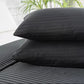 Black Stripe Sateen