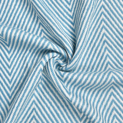 CHEVORA THROW BLUE