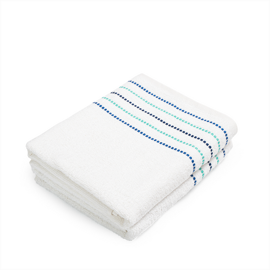 White Stripe Bath Towel