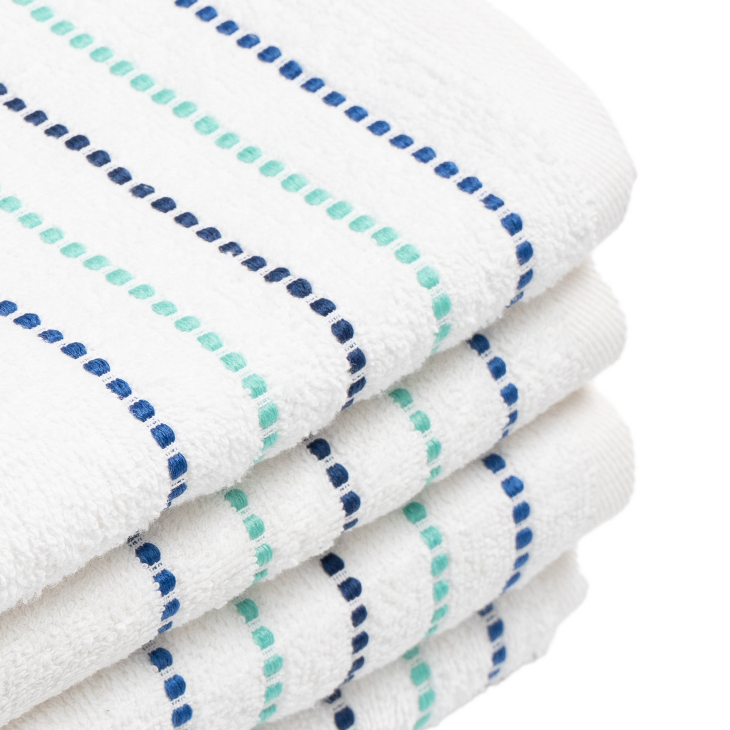 White Stripe Bath Towel
