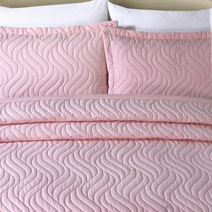 Pink Rose Bed Spread Set