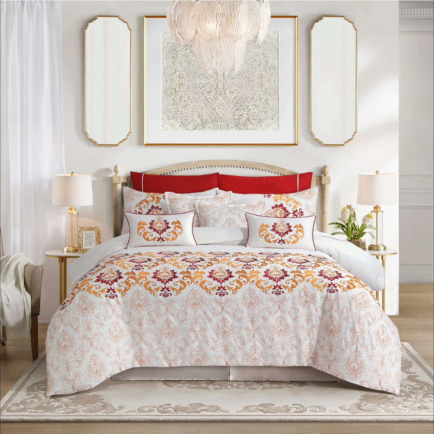 Royal Flame Duvet Set