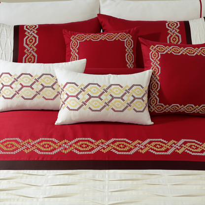 Ruby Emblem Duvet Set