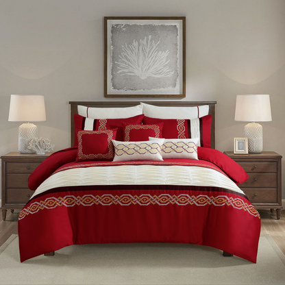 Ruby Emblem Duvet Set