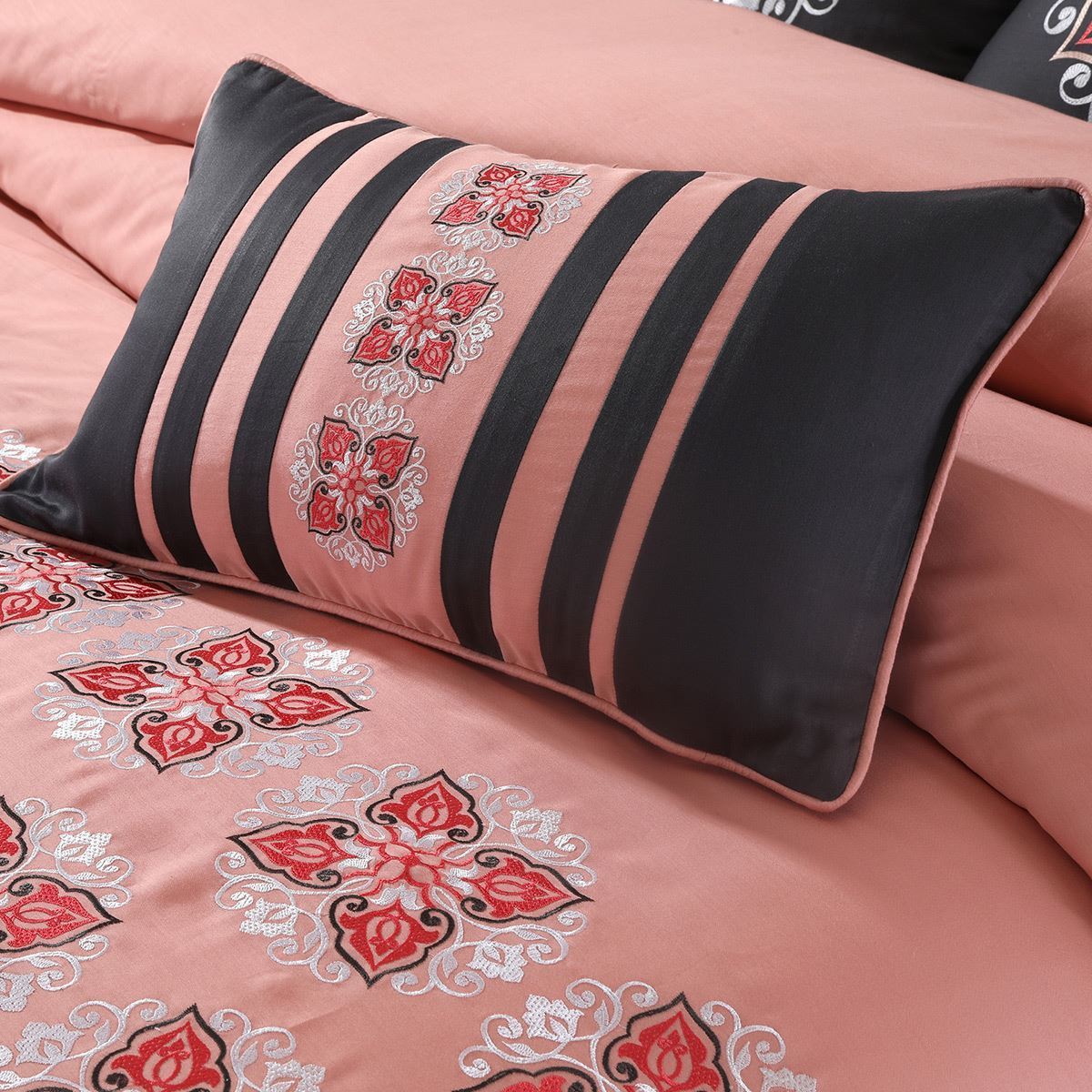 Coral Sprinkle Duvet Set