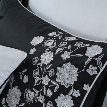 Ebony Bloom Duvet Set