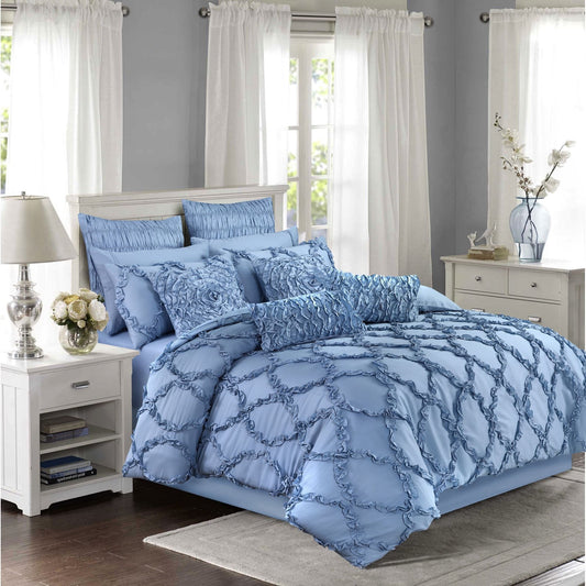 Blue Swan Duvet Set
