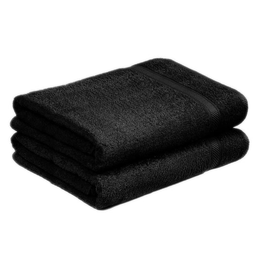Classic Black Bath Towel